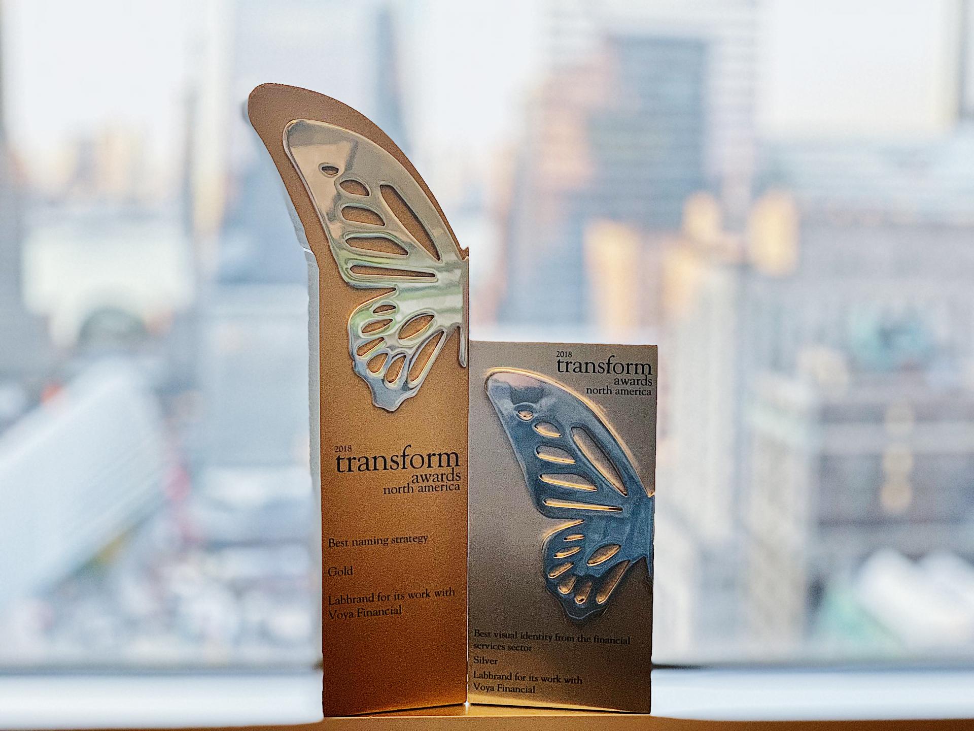 朗标荣获2018年度Transform Awards北美区两项大奖